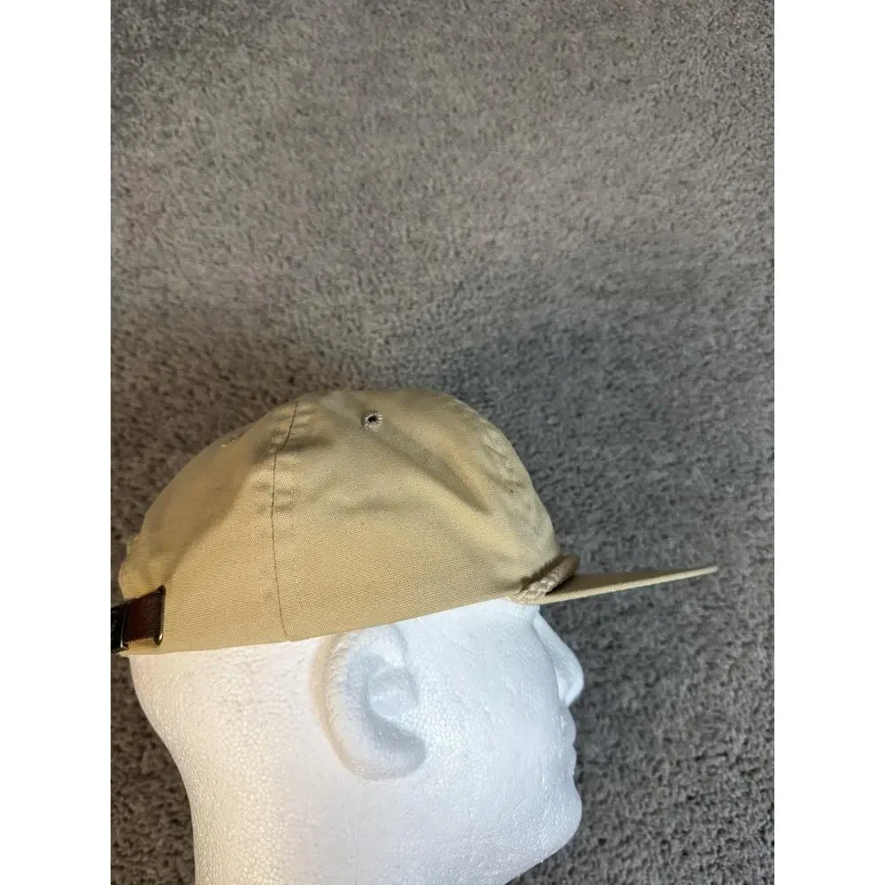 VTG Wyoming Centennial Hat Cap Strap Back Mens One Size Beige Imperial Headwear